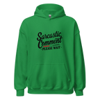 SARCASTIC COMMENT men’s hoodie - Red / S - Printoo Shop - 1238960_5538