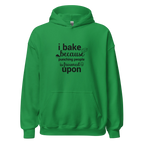 BAKE THERAPY men’s hoodie - Indigo Blue / S - Printoo Shop - 2973079_5562