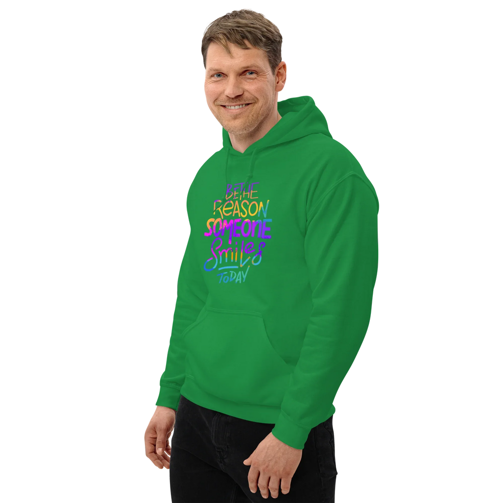 SMILE REASON men’s hoodie - Black / S - Printoo Shop - 2044547_5530