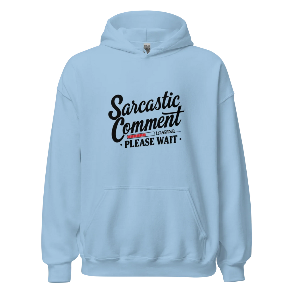 SARCASTIC COMMENT men’s hoodie - Red / S - Printoo Shop - 1238960_5538