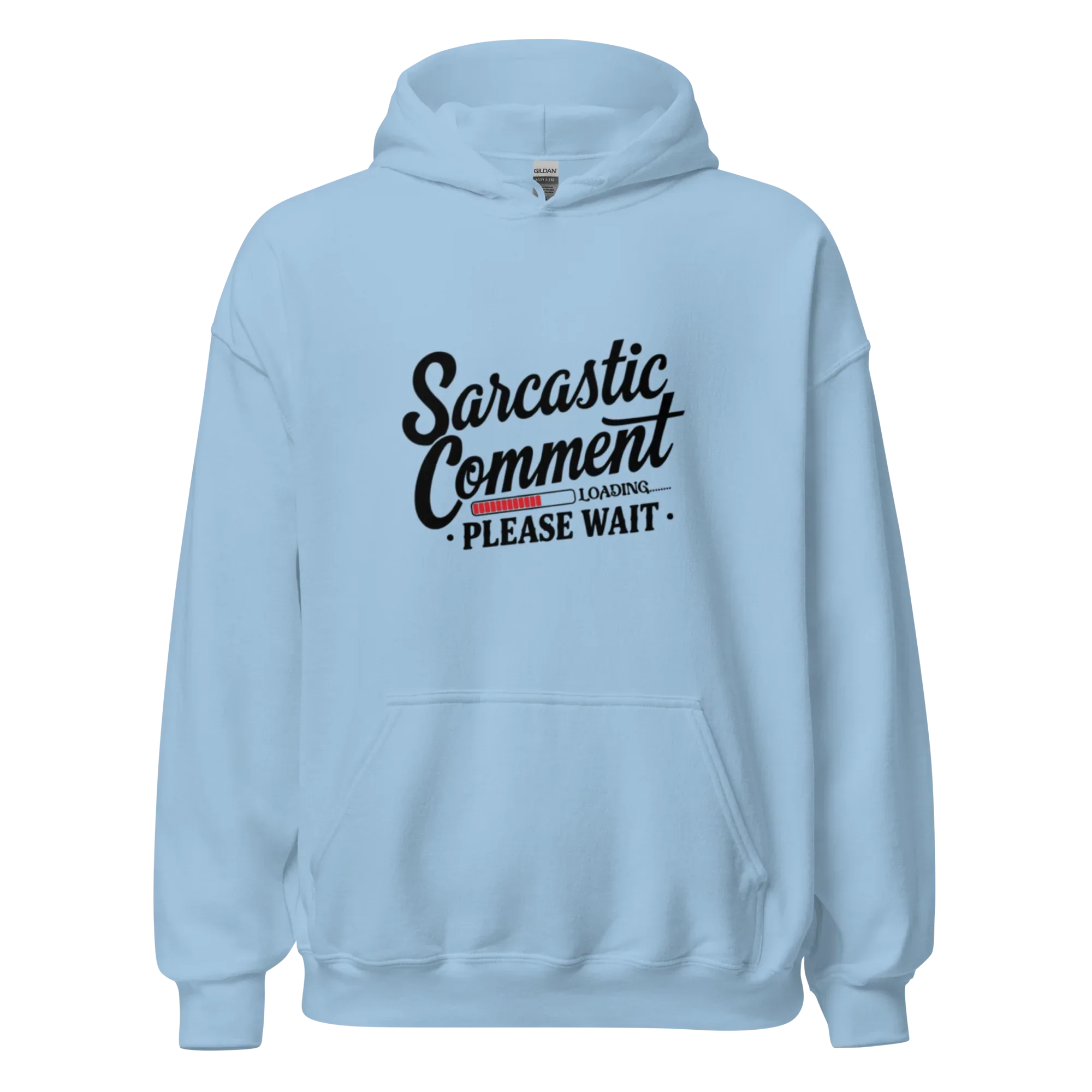 SARCASTIC COMMENT men’s hoodie - Red / S - Printoo Shop - 1238960_5538