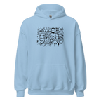 DOODLE VIBES women’s hoodie - Red / S - Printoo Shop - 9210934_5538