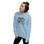 Cassette Love women’s hoodie - Heliconia / S - Printoo Shop - 5232900_22257