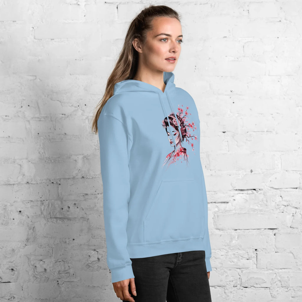 Cherry Blossom Serenity women’s hoodie - Red / S - Printoo Shop - 3750845_5538