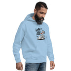 TOTALLY CHILL SKELETON men’s hoodie - Black / S - Printoo Shop - 1286228_5530