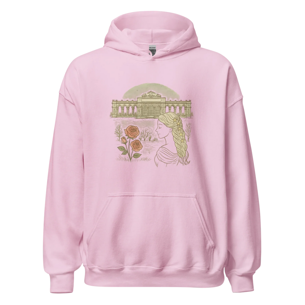 PALACE ROSES women’s hoodie - Sand / S - Printoo Shop - 7813947_12997