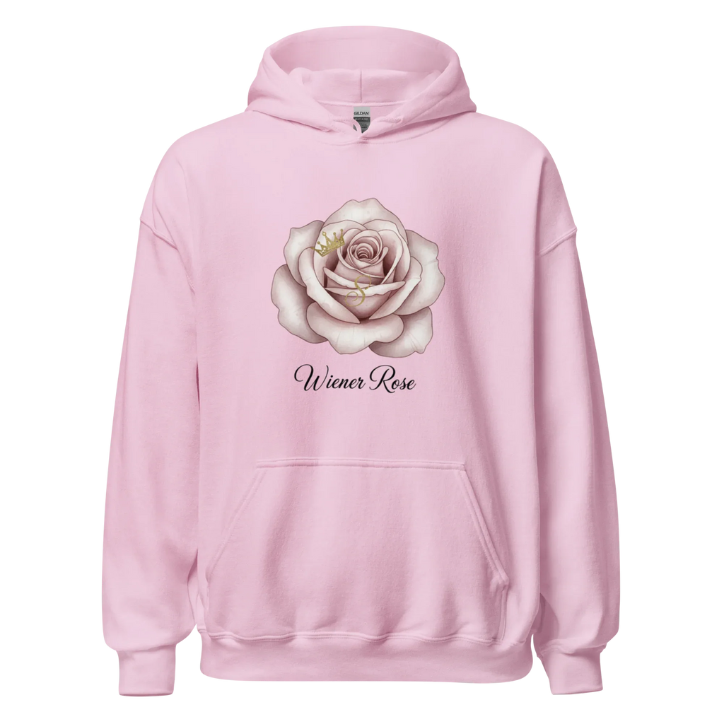 WIENER ROSE women’s hoodie - Heliconia / S - Printoo Shop - 1746802_22257