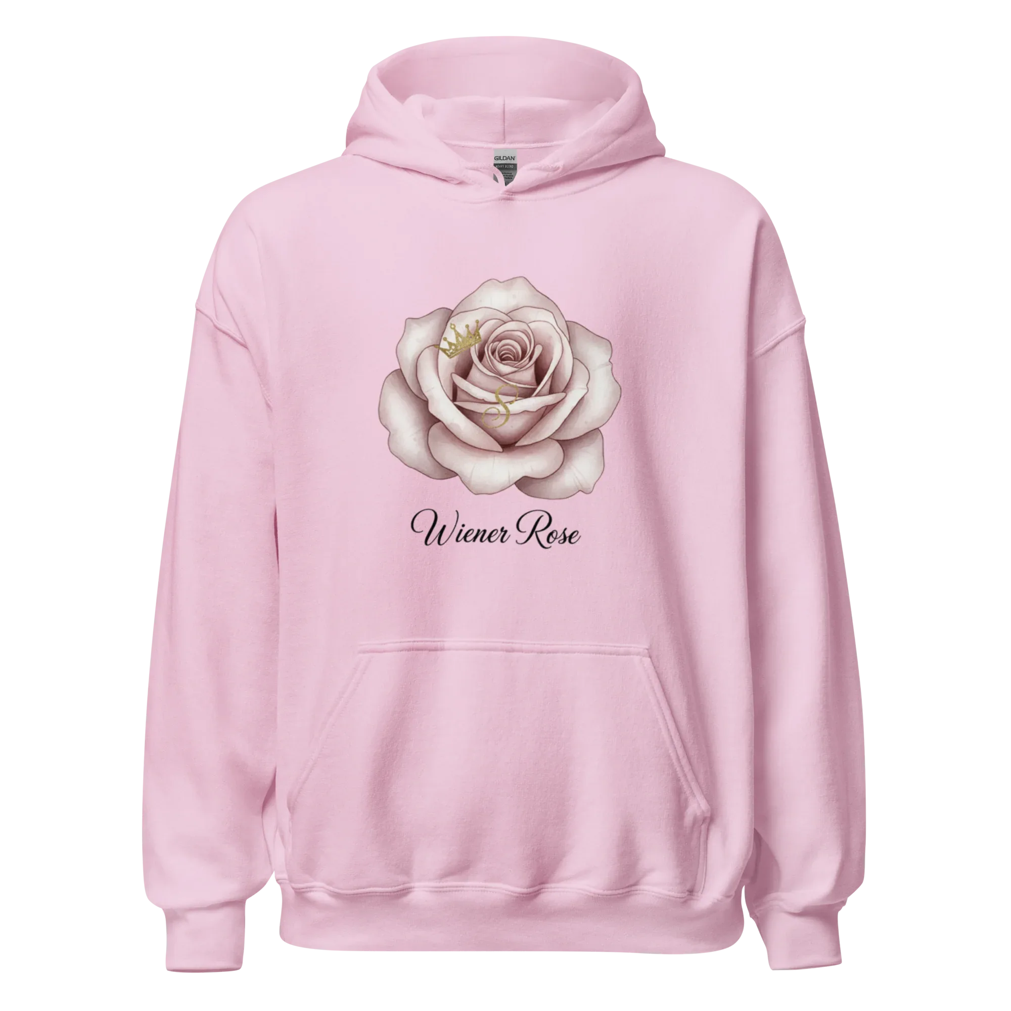 WIENER ROSE women’s hoodie - Heliconia / S - Printoo Shop - 1746802_22257