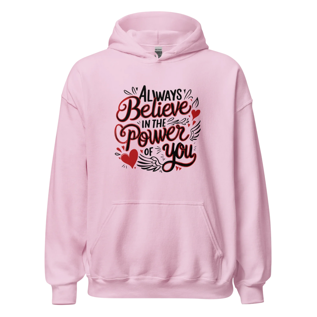 INNER POWER women’s hoodie - Heliconia / S - Printoo Shop - 7934179_22257