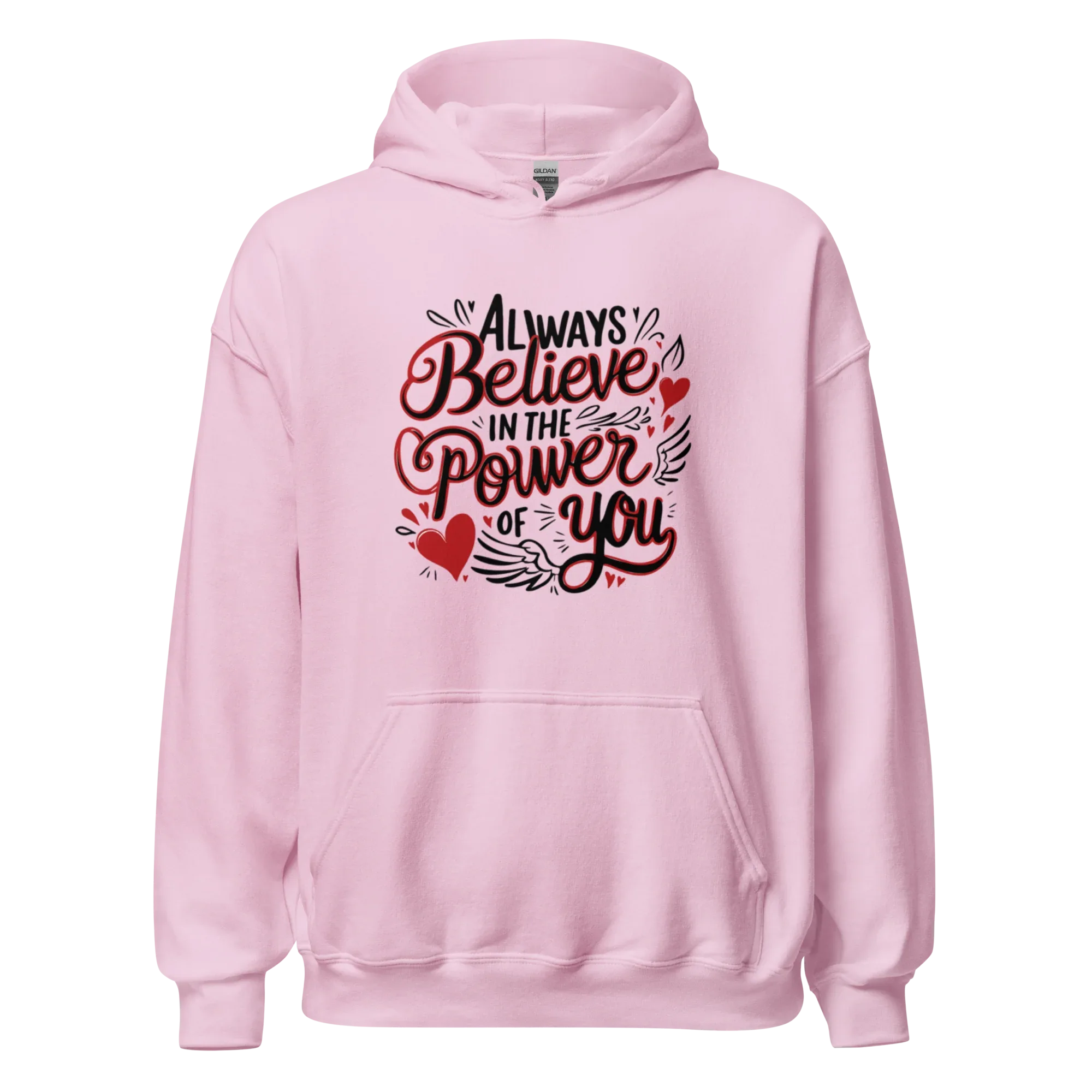 INNER POWER women’s hoodie - Heliconia / S - Printoo Shop - 7934179_22257