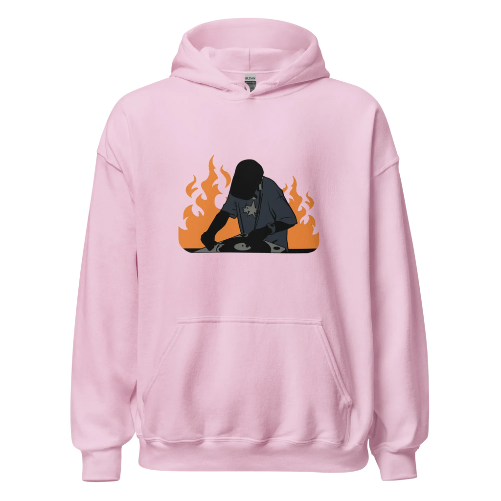 FLAME SET women’s hoodie - Red / S - Printoo Shop - 7602436_5538