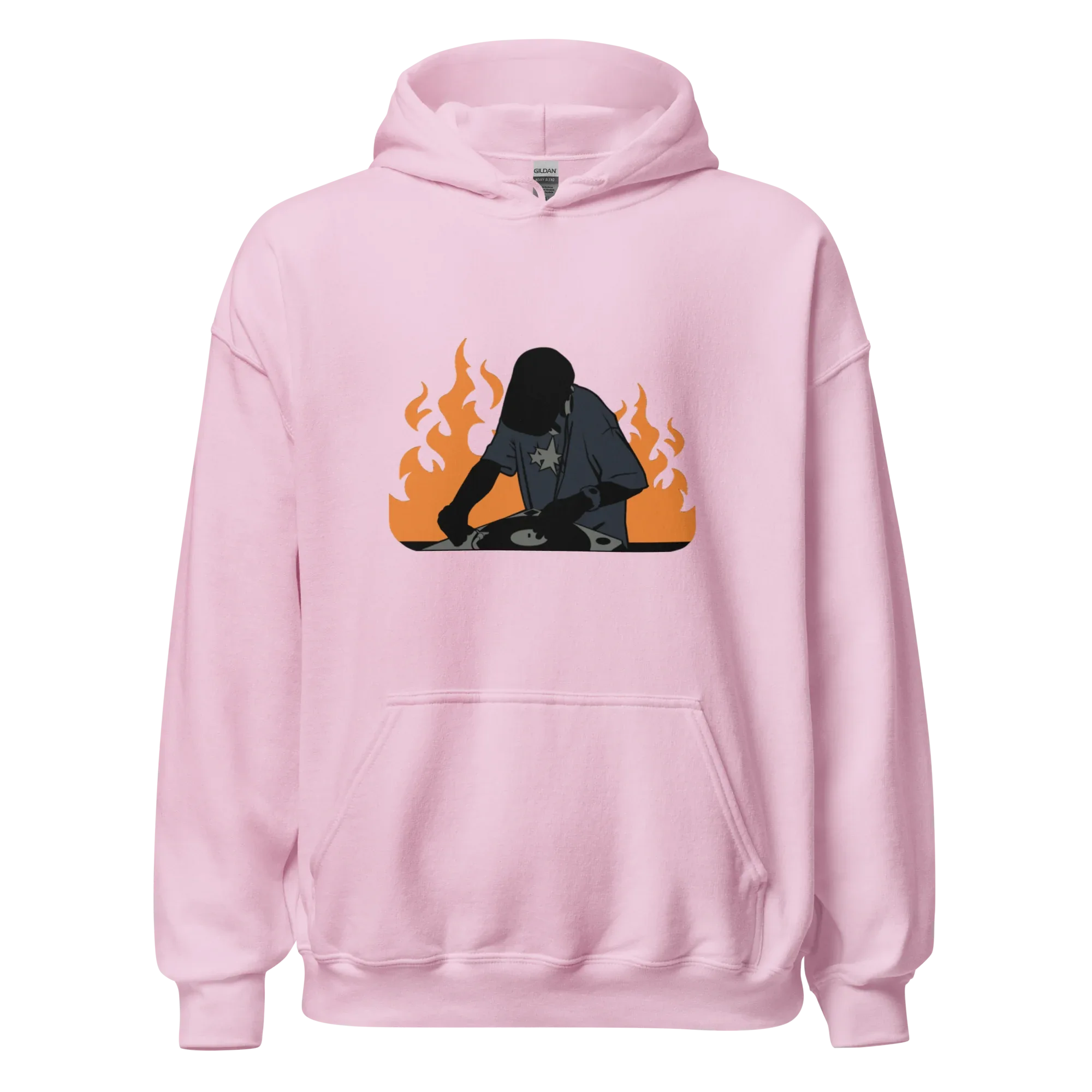 FLAME SET women’s hoodie - Red / S - Printoo Shop - 7602436_5538