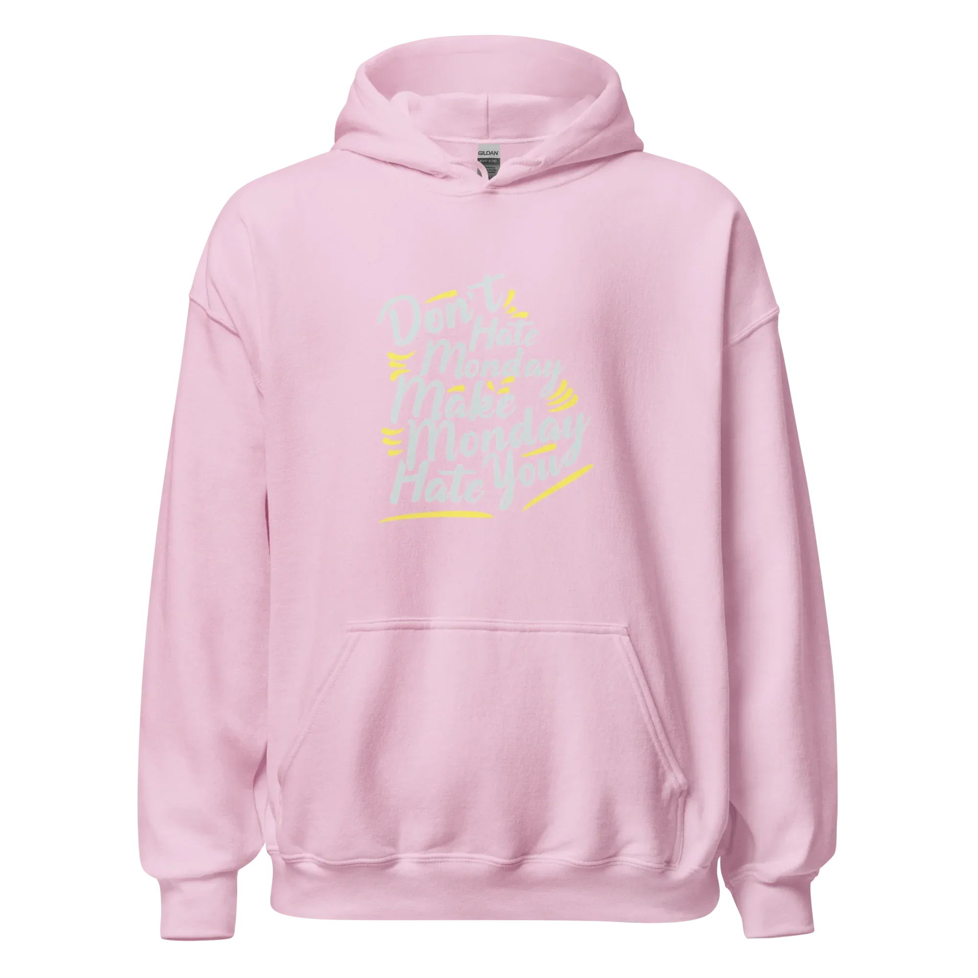 MONDAY REBEL women’s hoodie - Red / S - Printoo Shop - 3042449_5538