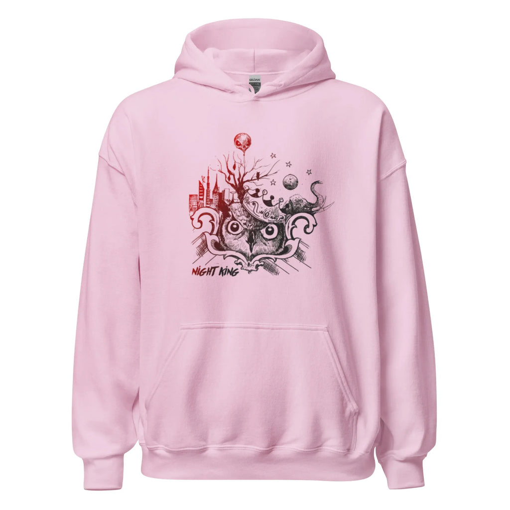 NIGHT KING MYSTIQUE women’s hoodie - Red / S - Printoo Shop - 8100013_5538