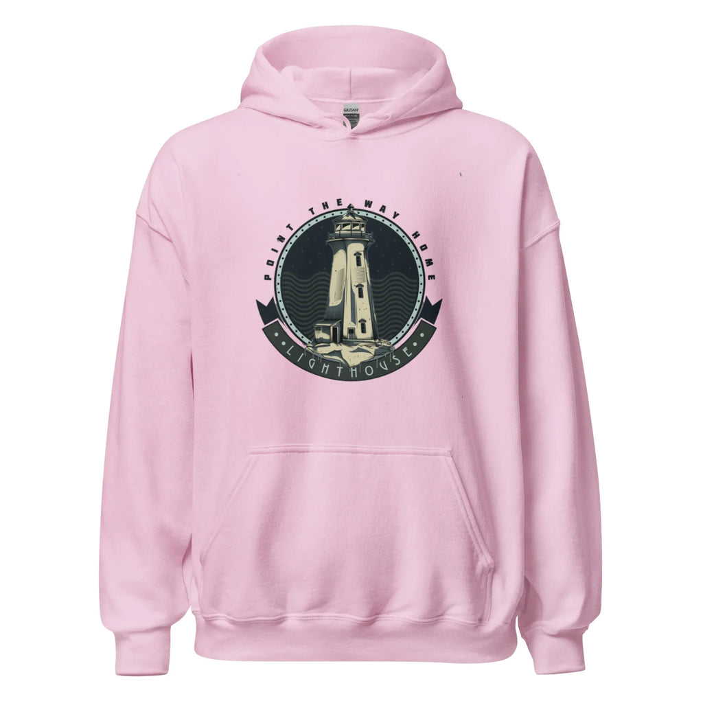 POINT THE WAY HOME women’s hoodie - Red / S - Printoo Shop - 9191928_5538