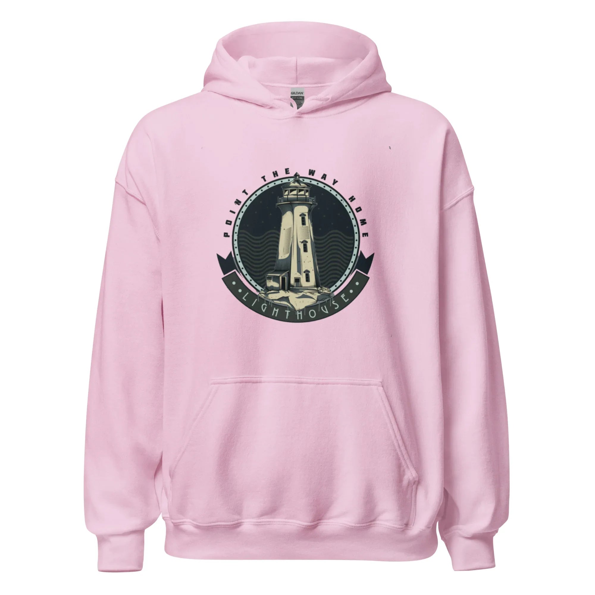 POINT THE WAY HOME women’s hoodie - Red / S - Printoo Shop - 9191928_5538