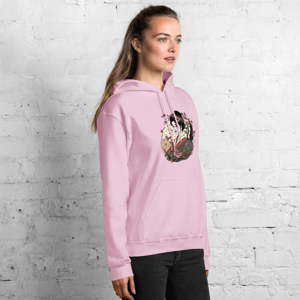 ELEGANT GEISHA ART women’s hoodie - Black / S - Printoo Shop - 4640644_5530