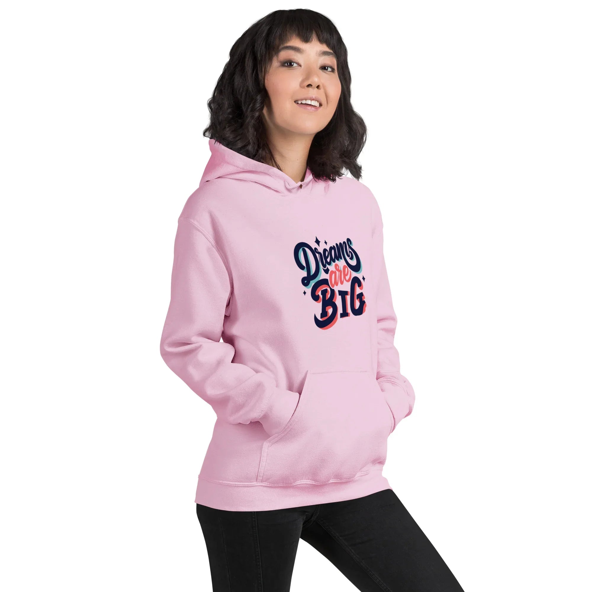 BOLD DREAMER women’s hoodie - Red / S - Printoo Shop - 7484852_5538