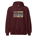 SKATE CULTURE NEVER DIES men’s hoodie - Black / S - Printoo Shop - 7913120_5530