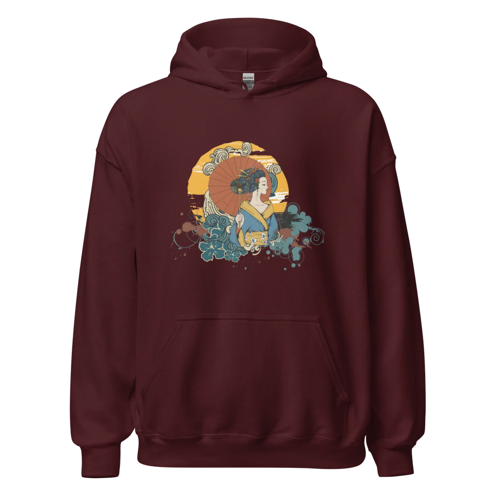 BEAUTY IN BLOOM women’s hoodie - Black / S - Printoo Shop - 7184418_5530