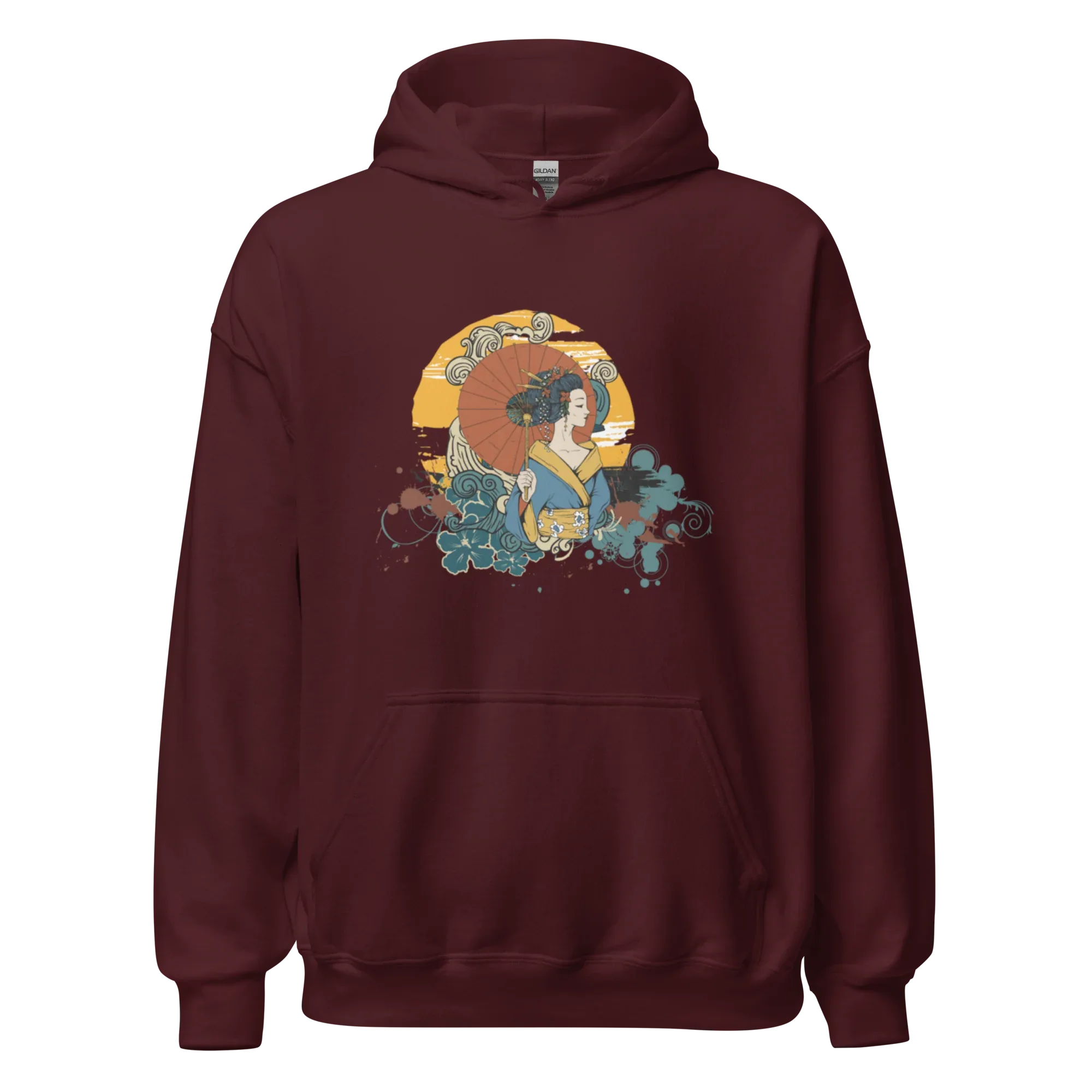 BEAUTY IN BLOOM women’s hoodie - Black / S - Printoo Shop - 7184418_5530