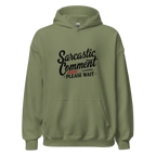 SARCASTIC COMMENT men’s hoodie - Red / S - Printoo Shop - 1238960_5538