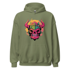 WAR SKULL HELMET men’s hoodie - Black / S - Printoo Shop - 8353013_5530