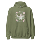 ROSENWREATH women’s hoodie - Dark Chocolate / S - Printoo Shop - 1676292_5554