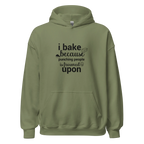 BAKE THERAPY men’s hoodie - Indigo Blue / S - Printoo Shop - 2973079_5562