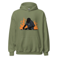 FLAME SET men’s hoodie - Black / S - Printoo Shop - 6567150_5530