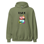 RETRO VIBE TAPE ART men’s hoodie - Dark Heather / S - Printoo Shop - 7723656_10806