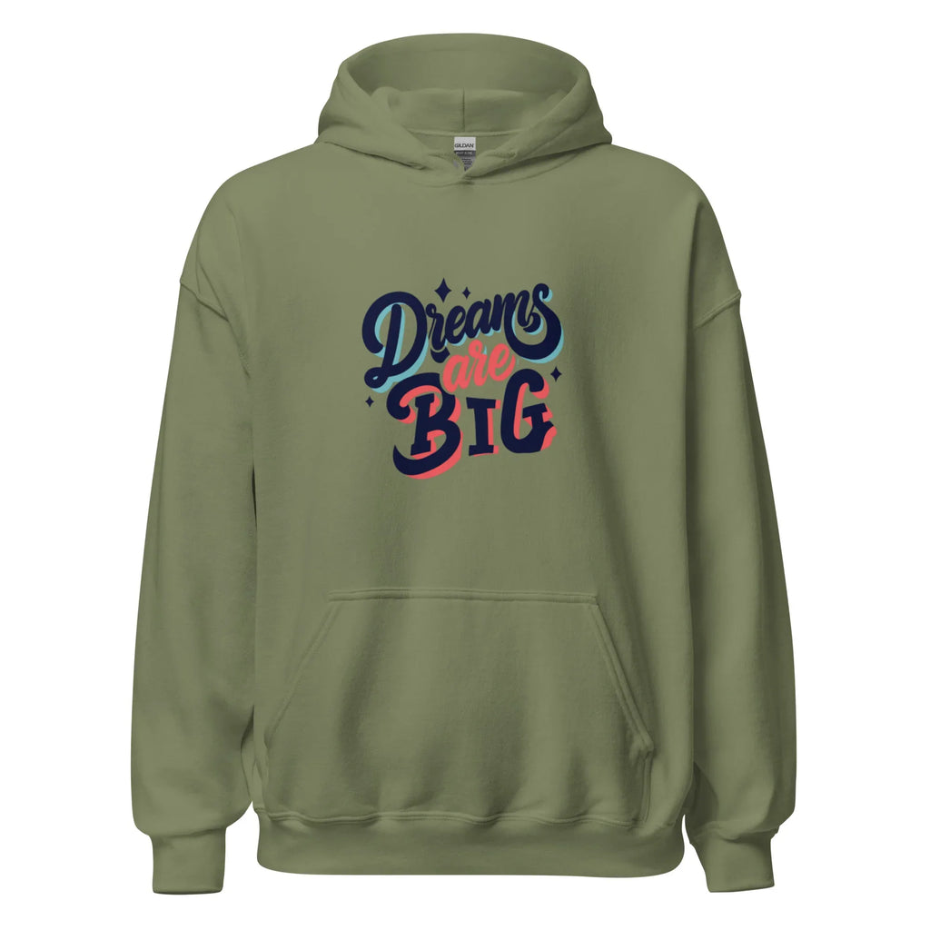 BOLD DREAMER men’s hoodie - Indigo Blue / S - Printoo Shop - 1913543_5562
