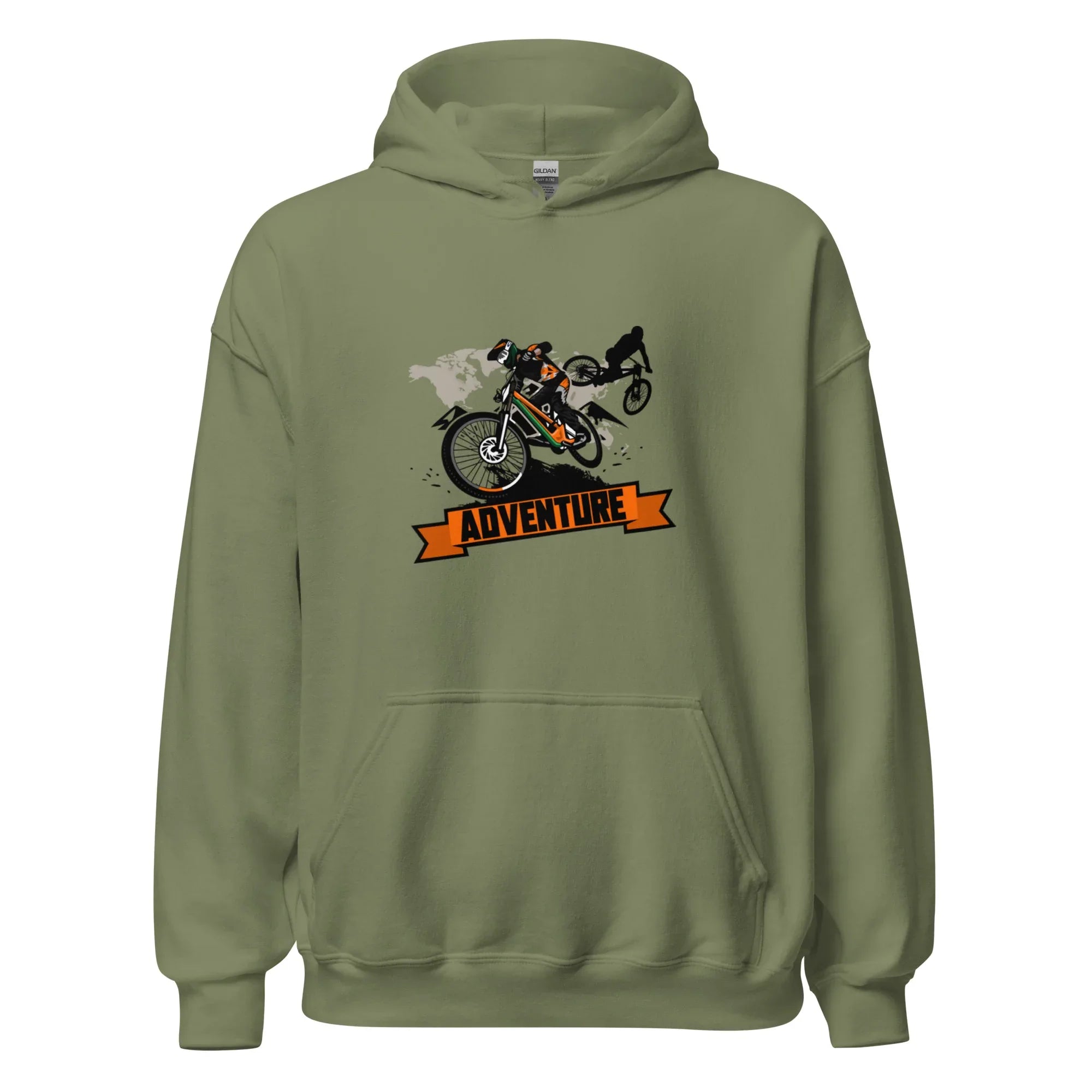 NO BRAKES NO RULES men’s hoodie - Red / S - Printoo Shop - 4234376_5538