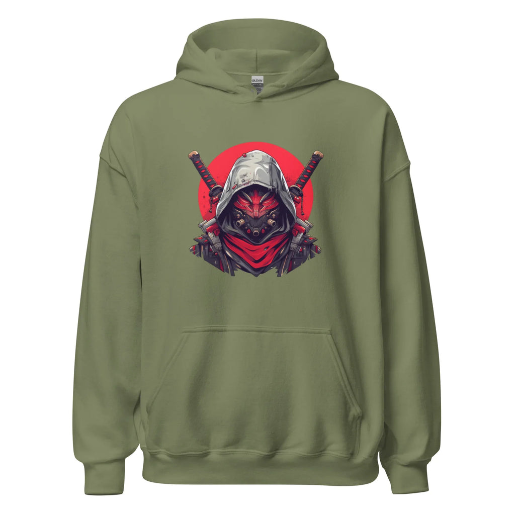 CYBER SHOGUN men’s hoodie - Black / S - Printoo Shop - 6796724_5530