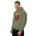 WAR SKULL HELMET men’s hoodie - Black / S - Printoo Shop - 8353013_5530