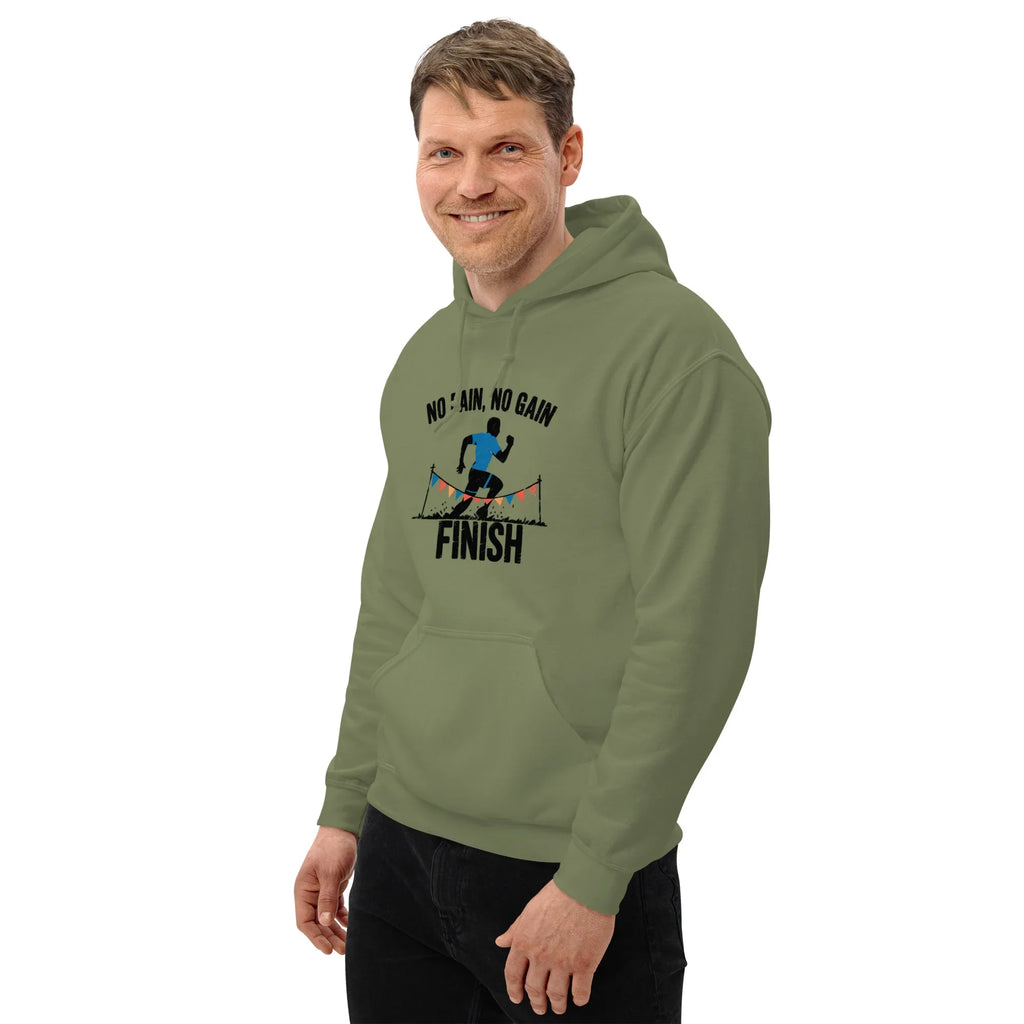 FINISH LINE VICTORY men’s hoodie - Royal / S - Printoo Shop - 3798739_16850