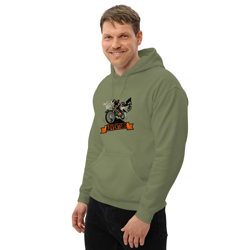 NO BRAKES NO RULES men’s hoodie - Red / S - Printoo Shop - 4234376_5538