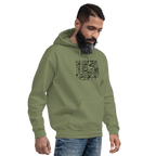 DOODLE VIBES men’s hoodie - Indigo Blue / S - Printoo Shop - 2889554_5562