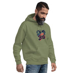 BOLD DREAMER men’s hoodie - Indigo Blue / S - Printoo Shop - 1913543_5562
