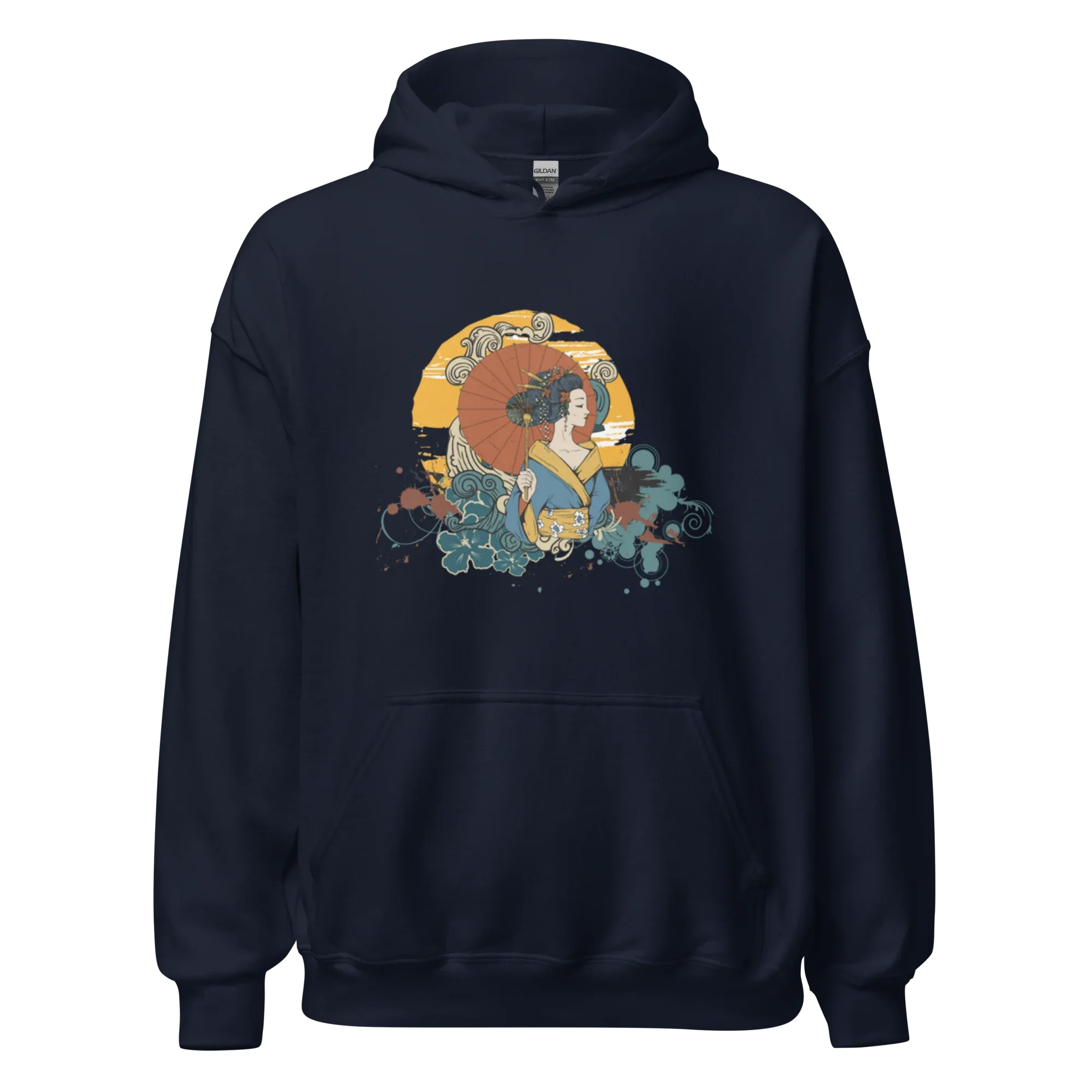 BEAUTY IN BLOOM women’s hoodie - Black / S - Printoo Shop - 7184418_5530