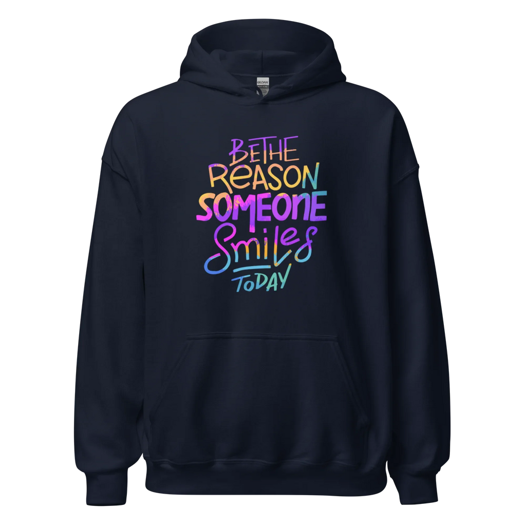 SMILE REASON men’s hoodie - Black / S - Printoo Shop - 2044547_5530