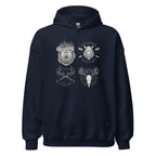 WILDERNESS HUNTRESS ADVENTURE men’s hoodie - Black / S - Printoo Shop - 9534905_5530