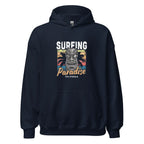 SURFING PARADISE men’s hoodie - Black / S - Printoo Shop - 4663725_5530