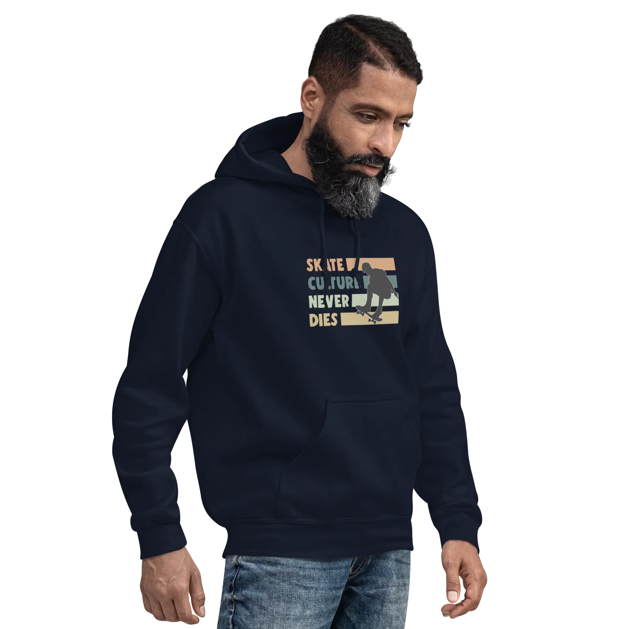 SKATE CULTURE NEVER DIES men’s hoodie - Black / S - Printoo Shop - 7913120_5530