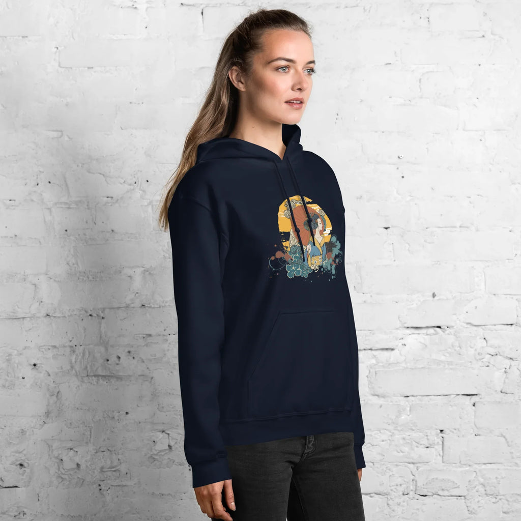 BEAUTY IN BLOOM women’s hoodie - Black / S - Printoo Shop - 7184418_5530