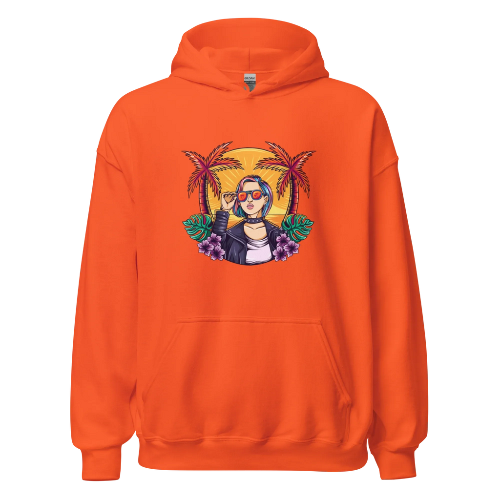 RELAXED COOL women’s hoodie - Black / S - Printoo Shop - 9602728_5530