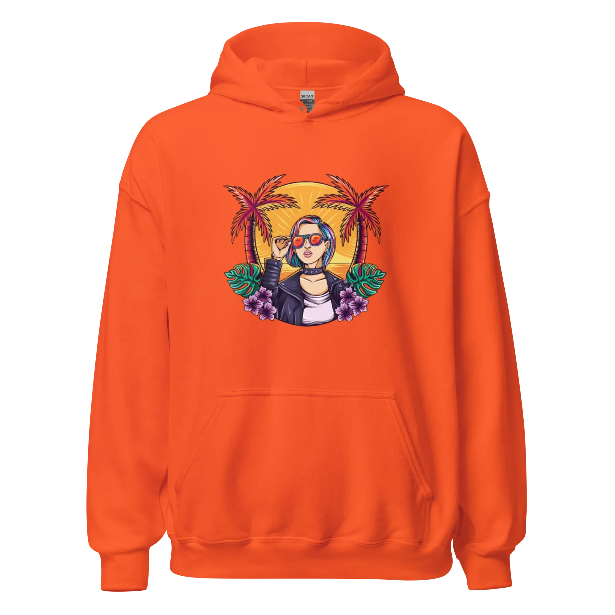 RELAXED COOL women’s hoodie - Black / S - Printoo Shop - 9602728_5530