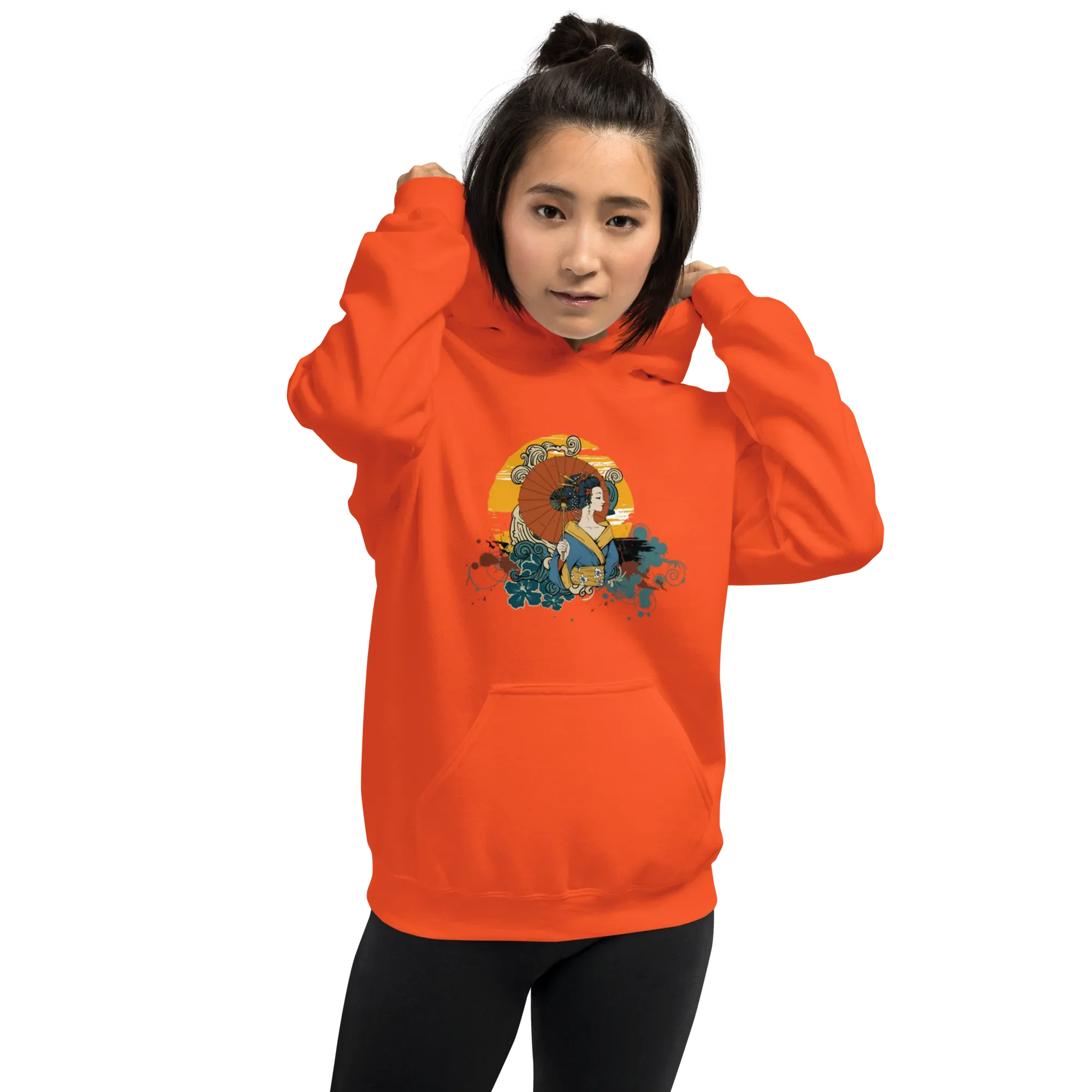 BEAUTY IN BLOOM women’s hoodie - Black / S - Printoo Shop - 7184418_5530