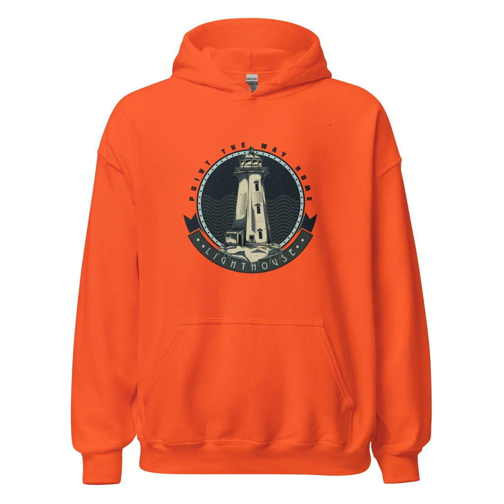 POINT THE WAY HOME women’s hoodie - Red / S - Printoo Shop - 9191928_5538