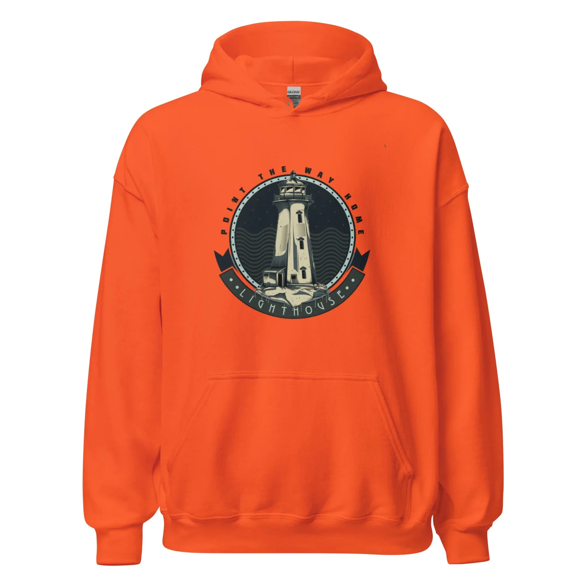 POINT THE WAY HOME women’s hoodie - Red / S - Printoo Shop - 9191928_5538